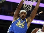 Jimmy Butler III #10 of the Golden State Warriors is not playing tonight. Jimmy Butler III #10 of the Golden State Warriors is not playing tonight.