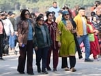Just four days ago on Wednesday, the city had recorded its coldest day in 13 years, with the day temperature sinking to 8.9. (HT Photo) Just four days ago on Wednesday, the city had recorded its coldest day in 13 years, with the day temperature sinking to 8.9. (HT Photo)