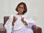Congress MP and President of the Mumbai Regional Congress Committee Varsha Gaikwad, at MRCC office, in Mumbai (File Image)