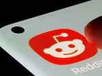 Reddit app is seen on a smartphone in this illustration. 