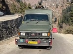 Security operations underway following an exchange of fires between security forces and terrorists breaks out at Chatroo area, in Kishtwar on Sunday. (ANI)