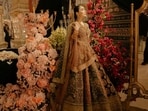 Shanzay Ali Rohail wore a Sabyasachi lehenga for her mehendi function in Lahore. 