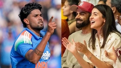 Harshit Rana recalled a funny incident with Virat Kohli and Anushka Sharma. Harshit Rana recalled a funny incident with Virat Kohli and Anushka Sharma.
