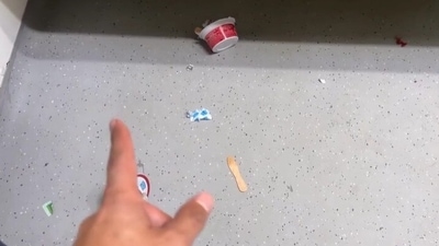 A video shows discarded waste lying on the floor of the new Vande Bharat sleeper train. (Reddit) A video shows discarded waste lying on the floor of the new Vande Bharat sleeper train. (Reddit)