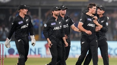 New Zealand shrugged off Virat Kohli’s fighting 124 to beat India by 41 runs, scripting their maiden ODI series triumph on Indian soil. (PTI) New Zealand shrugged off Virat Kohli’s fighting 124 to beat India by 41 runs, scripting their maiden ODI series triumph on Indian soil. (PTI)