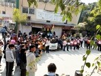 Activists called the hills NCR’s last natural shield, urged no-mining status, native forest restoration and long-term legal safeguards. (HT Photo)