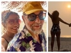 Kabir Bedi and Parveen Dusanj celebrate 10 years of marriage and 20 years together with a beach getaway in Goa.