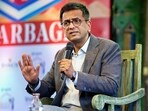 Former CJI Justice DY Chandrachud speaks during the Jaipur Literature Festival, in Jaipur. Former CJI Justice DY Chandrachud speaks during the Jaipur Literature Festival, in Jaipur.