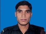 Special Forces commando Havildar Gajendra Singh of Uttarakhand was killed in action during an encounter with Jaish-e-Mohammad terrorists in the Singpura area of Kishtwar district, the army said on Monday. (HT Photo) Special Forces commando Havildar Gajendra Singh of Uttarakhand was killed in action during an encounter with Jaish-e-Mohammad terrorists in the Singpura area of Kishtwar district, the army said on Monday. (HT Photo)