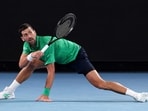 Novak Djokovic eased to an ominous straight-sets victory Novak Djokovic eased to an ominous straight-sets victory