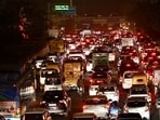 The slip road will help in decongesting the way for vehicles heading towards Naraina from NH-48. (HT Archive)