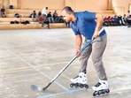 The trials were conducted at a skating facility in Nigdi, in Pune, on a rough surface that required the players to use roller skates.