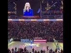 During the US national anthem before an NBA game in London, a person in the crowd shouted, “Leave Greenland alone!” During the US national anthem before an NBA game in London, a person in the crowd shouted, “Leave Greenland alone!”