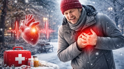 Dr Sudarshan highlights heart health threats during winter months for high-risk groups. (Image generated by Chatgpt) Dr Sudarshan highlights heart health threats during winter months for high-risk groups. (Image generated by Chatgpt)