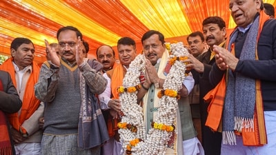 With the backing Prime Minister Narendra Modi, home minister Amit Shah, and other top leaders, Nitin Nabin is expected to be elected unopposed as the BJP's 12th national president, making him the youngest to hold the position. (PTI) With the backing Prime Minister Narendra Modi, home minister Amit Shah, and other top leaders, Nitin Nabin is expected to be elected unopposed as the BJP's 12th national president, making him the youngest to hold the position. (PTI)
