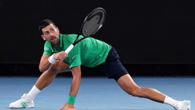 Novak Djokovic eased to an ominous straight-sets victory (AFP)