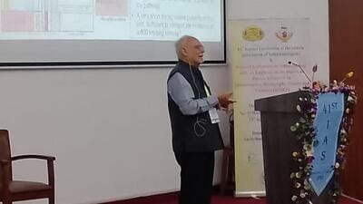 Tandon was speaking at the inaugural session of the 41st annual conference of the Indian Association of Sedimentologists (IAS) at the Savitribai Phule Pune University (SPPU) on Jan 19. (HT photo) Tandon was speaking at the inaugural session of the 41st annual conference of the Indian Association of Sedimentologists (IAS) at the Savitribai Phule Pune University (SPPU) on Jan 19. (HT photo)