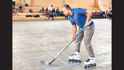 The trials were conducted at a skating facility in Nigdi, in Pune, on a rough surface that required the players to use roller skates. The trials were conducted at a skating facility in Nigdi, in Pune, on a rough surface that required the players to use roller skates.