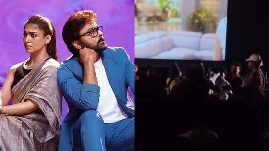 Chiranjeevi fans storm theatre to watch Mana Shankara Vara Prasad Garu without tickets, get into scuffle over seats Chiranjeevi fans storm theatre to watch Mana Shankara Vara Prasad Garu without tickets, get into scuffle over seats