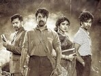 Ravi Mohan, Sivakarthikeyan, Sreeleela and Atharvaa in a still from Sudha Kongara's film. 