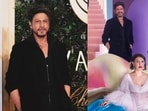 Shah Rukh Khan with Millie Bobby Brown and Lee Jung-jae at Joy Awards. Shah Rukh Khan with Millie Bobby Brown and Lee Jung-jae at Joy Awards.