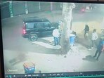 Gurugram road rage caught on cam: SUV strikes delivery man repeatedly Gurugram road rage caught on cam: SUV strikes delivery man repeatedly