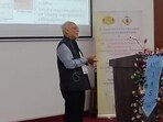 Tandon was speaking at the inaugural session of the 41st annual conference of the Indian Association of Sedimentologists (IAS) at the Savitribai Phule Pune University (SPPU) on Jan 19. (HT photo)