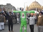 The arrests were carried out ahead of a rally addressed by Mann at Majitha on Sunday. (HT Photo)