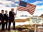 Trump posted an AI image of himself planting the US flag on Greenland, amidst his controversial proposal to acquire the territory.