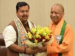 UP CM Yogi Adityanath with newly elected national BJP president in New Delhi on January 20. (Sourced)
