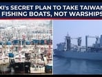 In a display of maritime precision, thousands of Chinese fishing boats were mobilized in the East China Sea to form an enormous 460 km floating barrier. In a display of maritime precision, thousands of Chinese fishing boats were mobilized in the East China Sea to form an enormous 460 km floating barrier.