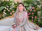 Pakistani minister Maryam Nawaz at her son's wedding celebrations in Lahore. Pakistani minister Maryam Nawaz at her son's wedding celebrations in Lahore.