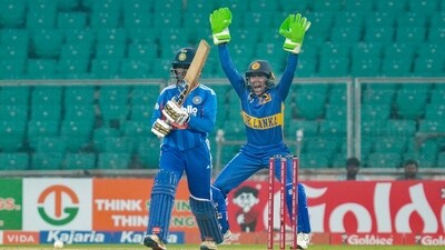 Vaishnavi Sharma on Tuesday replaced an injured wicketkeeper-batter G Kamalini (PTI)