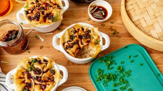 Soup dumplings X lasagna? Sign us up for the comfiest crossover in a bowl! (Photo: I am a food blog)