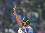 Abhishek Sharma scored 84 off 35 balls as India beat New Zealand by 48 runs Wednesday in the opener at Nagpur. (PTI) Abhishek Sharma scored 84 off 35 balls as India beat New Zealand by 48 runs Wednesday in the opener at Nagpur. (PTI)