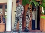 Enforcement Directorate conduct raid at the residence of the former administrative officer of the Travancore Devaswom Board (TDB), Murari Babu, in connection with the Sabarimala gold smuggling case, in Kottayam on Tuesday. (ANI) Enforcement Directorate conduct raid at the residence of the former administrative officer of the Travancore Devaswom Board (TDB), Murari Babu, in connection with the Sabarimala gold smuggling case, in Kottayam on Tuesday. (ANI)