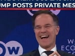 NATO's top man Mark Rutte laughs off Trump’s dump of private texts NATO's top man Mark Rutte laughs off Trump’s dump of private texts