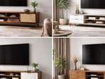 TV units seen in modern homes, picked from the Amazon Republic Day Sale for compact and spacious rooms alike.