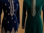 Velvet kurta sets(Ai)