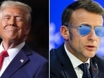 Donald Trump humorously criticized Emmanuel Macron's sunglasses in Davos speech.