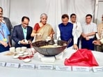 The Halwa ceremony, led by Finance Minister Nirmala Sitaram marks the final stage of the Union budget preparation process The Halwa ceremony, led by Finance Minister Nirmala Sitaram marks the final stage of the Union budget preparation process