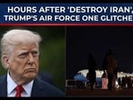 Air Force One was forced to return to Joint Base Andrews after the crew detected a midair electrical issue, prompting Donald Trump to switch planes before flying on to Davos.