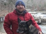 Chris Palmer was out with his dog Zoey when the two appeared to go missing. 