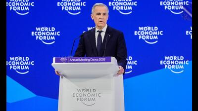 In a brutally honest assessment of the emerging position in Europe and the broader West, Carney described the current chaos as a “rupture” of the world order, not a transition, and the start of great power geopolitics sans limits. (AP) In a brutally honest assessment of the emerging position in Europe and the broader West, Carney described the current chaos as a “rupture” of the world order, not a transition, and the start of great power geopolitics sans limits. (AP)