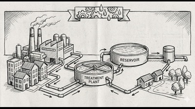 Officials said four new sewer treatment plants and a phased pipeline network will cut reliance on fresh canal water. (HT) Officials said four new sewer treatment plants and a phased pipeline network will cut reliance on fresh canal water. (HT)