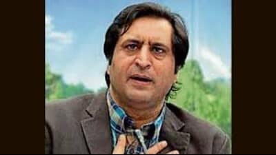 People’s Conference president Sajad Gani Lone. (File) People’s Conference president Sajad Gani Lone. (File)