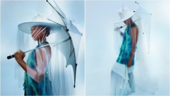 Naomi Osaka's jellyfish-inspired outfit turns heads at Australian Open. (Instagram/@naomiosaka)