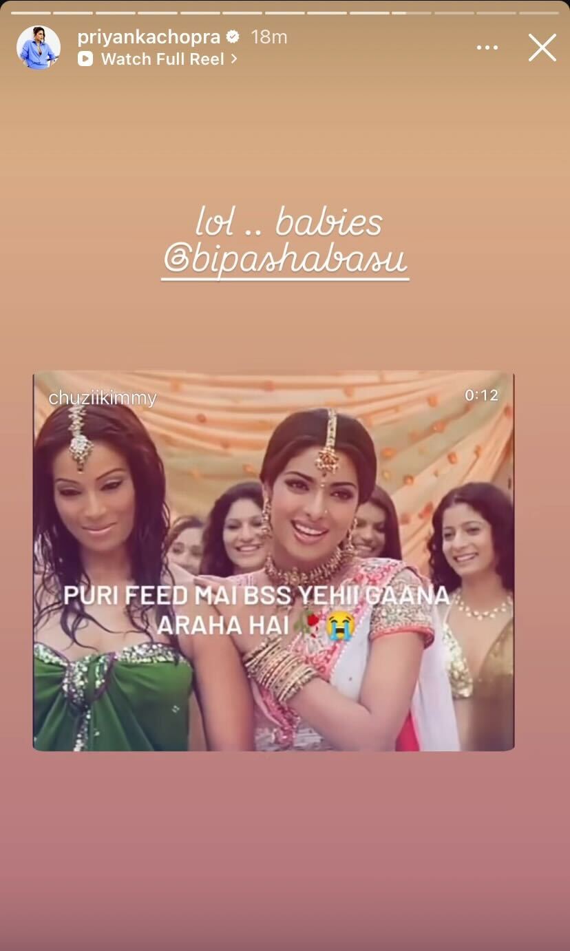 Priyanka Chopra gets nostalgic seeing her song with Bipasha Basu trend on social media, Priyanka Chopra gets nostalgic seeing her song with Bipasha Basu trend on social media,