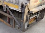 A video accessed by HT showed that the truck’s damaged portion was fixed and welded properly. (HT Photo)