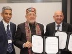 Suresh Khanna, UP finance minister, is leading the state’s delegation at WEF 2026 meeting in Davos, Switzerland. (Sourced)